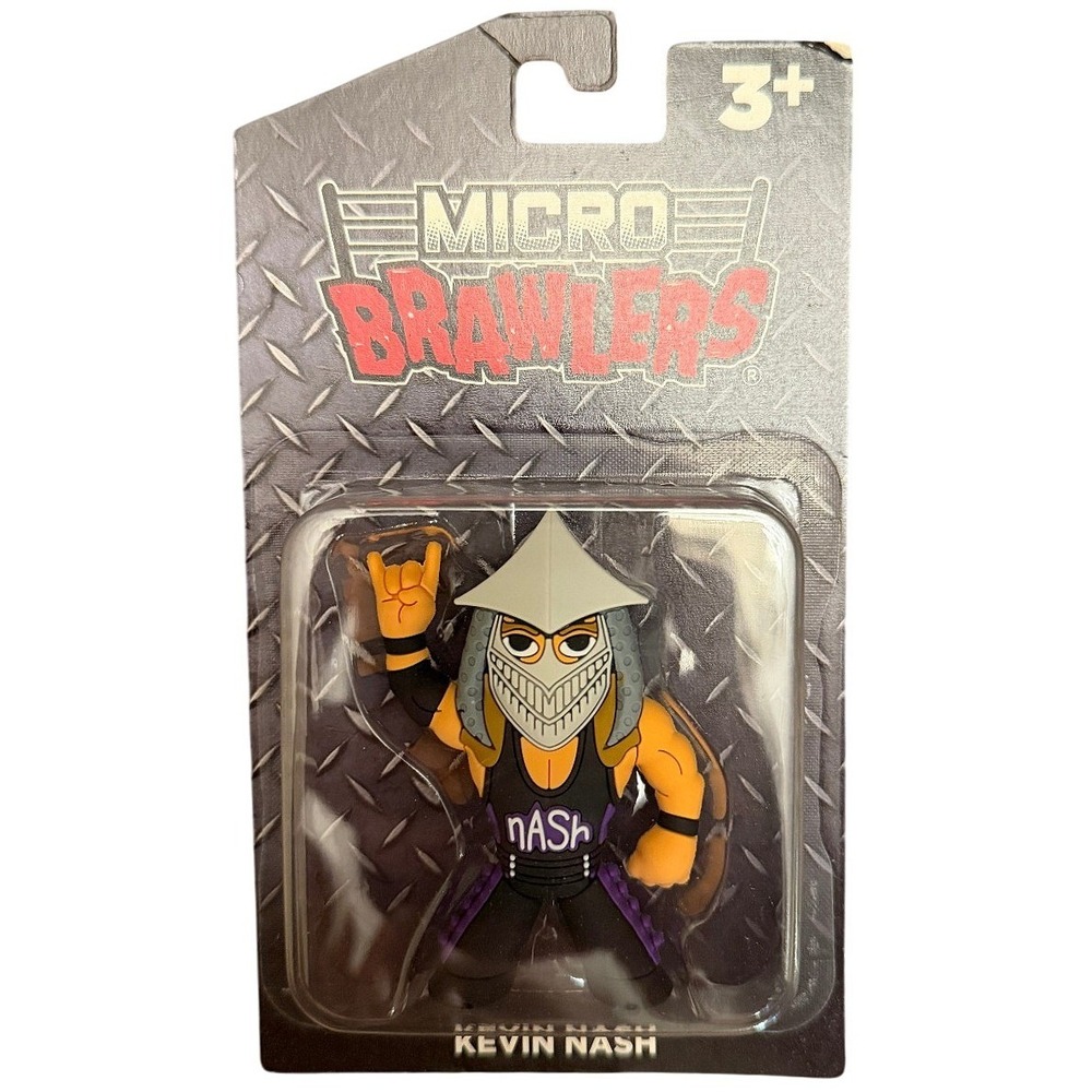 Micro Brawlers Kevin Nash Super Nash Pro Wrestling Tees Action Figure New Sealed